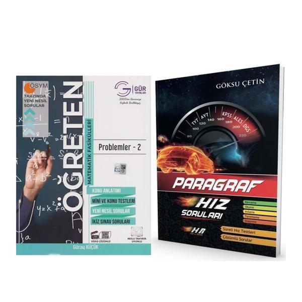 Hız ve Renk Paragraf ile Gür Yayınları Problemler 2 Soru Bankası Seti 2 Kitap - Gür Yayınları - Image 1