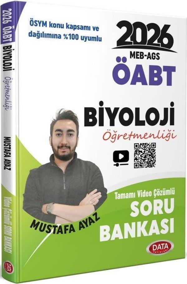 2026 MEB AGS ÖABT Biyoloji Öğretmenliği Tamamı Video Çözümlü Soru Bankası Data Yayınları - Data Yayınları - Image 1