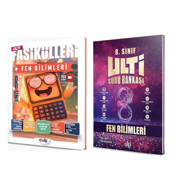 Ulti Yayınları 8. Sınıf Fen Bilimleri Ulti Fasikülleri ve Soru Bankası Seti 2 Kitap - Ulti Yayınları - Image 1