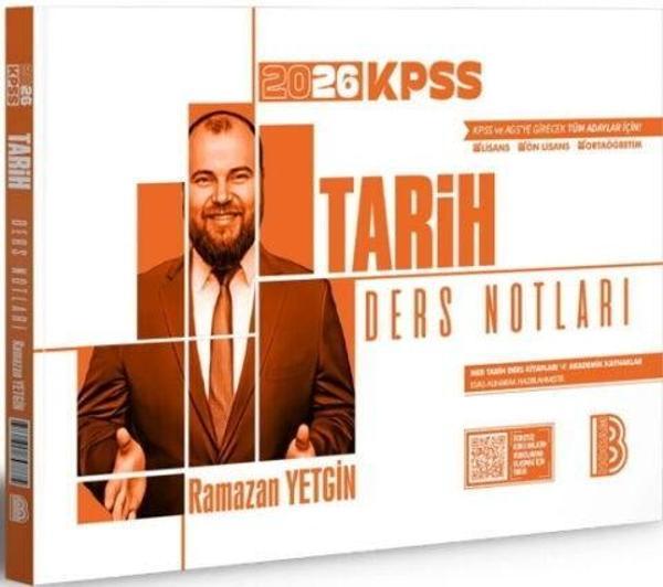 2026 KPSS Tarih Ders Notları Benim Hocam - Benim Hocam Yayınları - Image 1