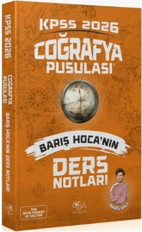 2026 KPSS Coğrafya Pusulası Ders Notları CBA Yayınları - Image 1