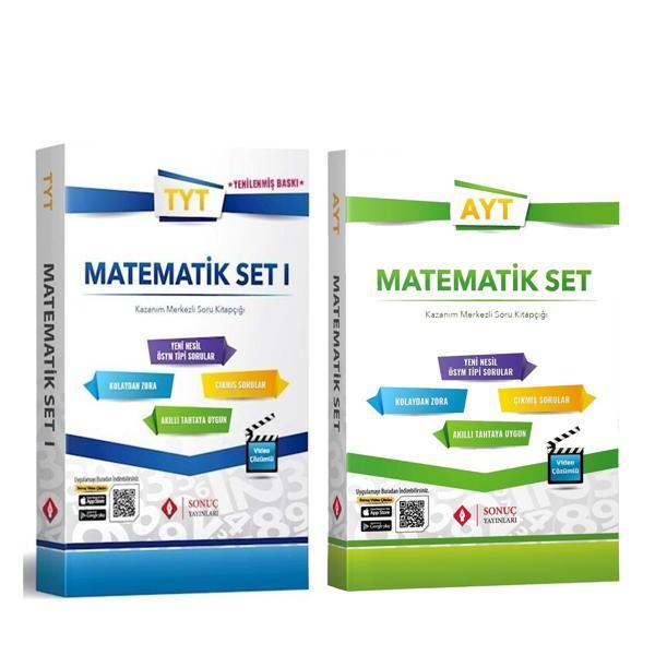 Sonuç Yayınları TYT Matematik Modüler Set 1 ve AYT Matematik Kazanım Merkezli Seti 2 Kitap - Sonuç Yayınları - Image 1