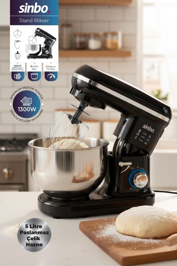 Sinbo SMX-2770 Standlı Mikser-Krem - Image 1