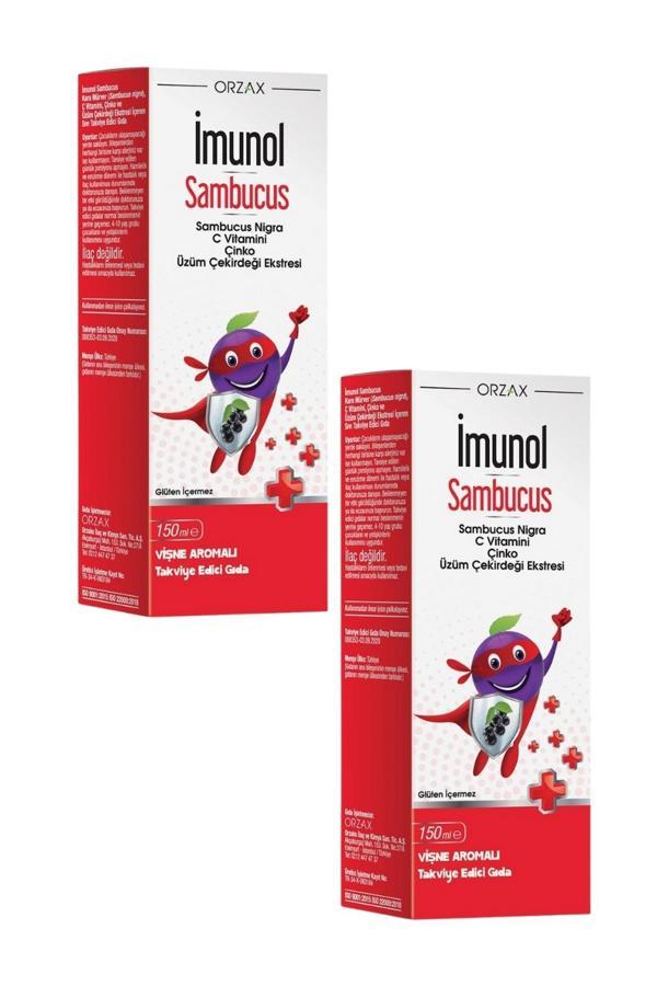 İmunol Sambucus Şurup 150 ml x 2 Adet - Image 1