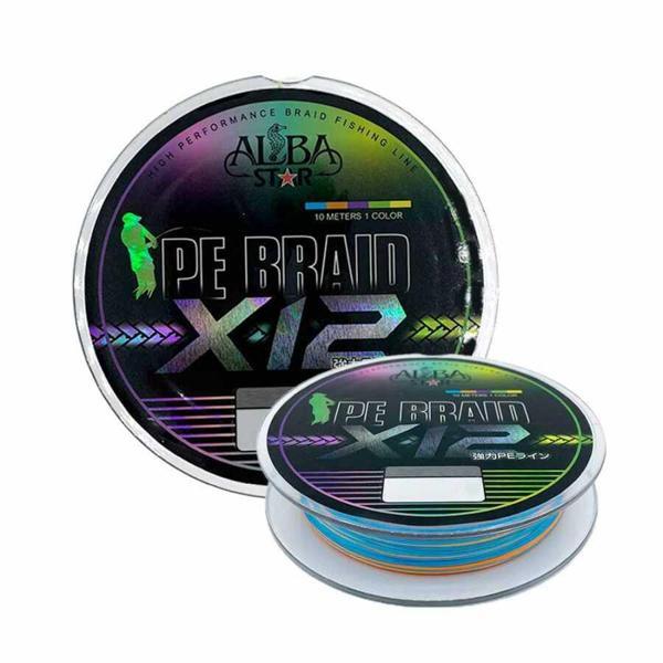 Albastar Carrier 12x Pe İp Misina MULTICOLOR-0.18MM - 150M - 11.80KG - Image 1