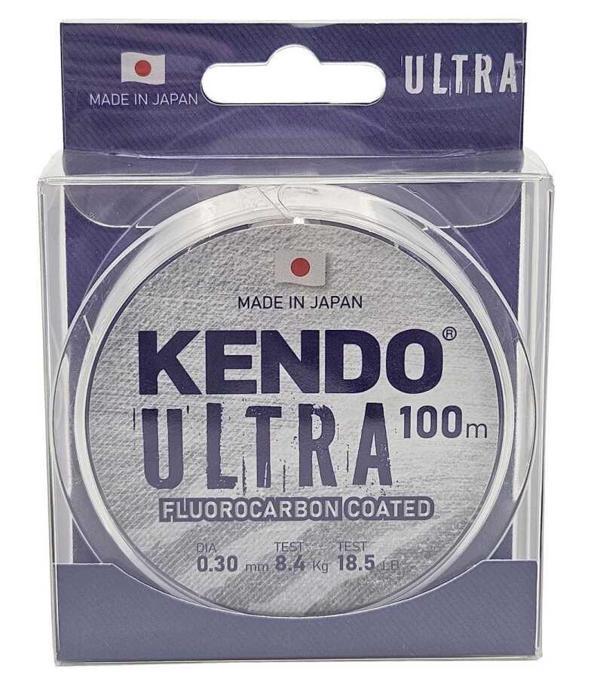 Kendo Ultra Fluorocarbon Coated 100m White Misina 0.20mm - Image 1