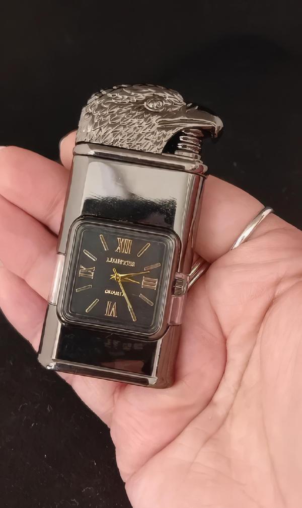 Kartal Başlıklı Saatli Çakmak - Image 1