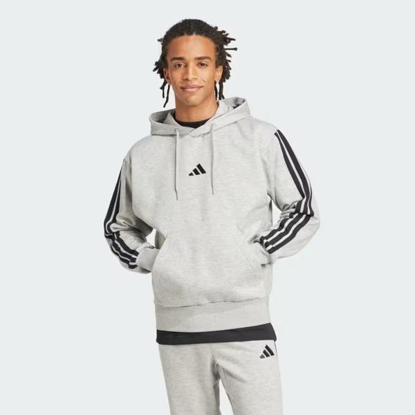 Adidas Essentials 3 Şeritli Erkek Polar Sweatshirt JE6302 - Image 1