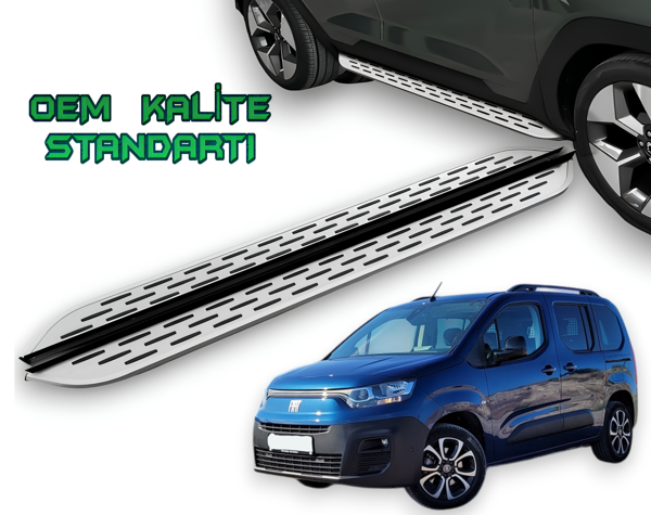 FİAT DOBLO ** KISA SAŞE ** 2022 2023 2024 2025 2026 ARACA ÖZEL YAN BASAMAK - Image 1