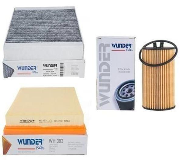 Opel Astra H 1.6 Benzinli Periyodik Filtre Seti Wunder Marka - Image 1