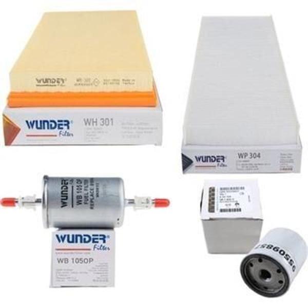 Opel Vectra B 1.6/2.0 Periyodik Bakım Filtre Seti Wunder Marka - Image 1