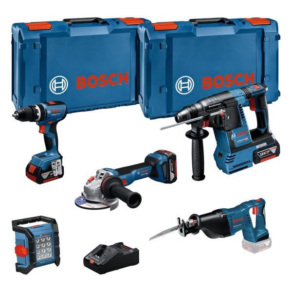 Bosch GSB+GBH+GWS+GSA+GLI Set 3x5,0Ah - Image 1