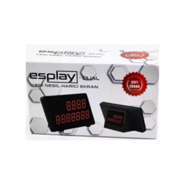 Esplay Dual Para Sayma Makinesi Müşteri Ekranı (Birçok Makineye Uyumludur) - Image 1