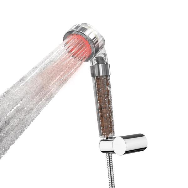 House Pratik HP51 Isıya Duyarlı LED Işıklı Duş Başlığı Gümüş - Image 1