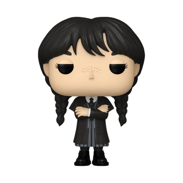 Nessiworld Funko POP TV: The Addams Family Wednesday Addams (Black Coat) - Image 1