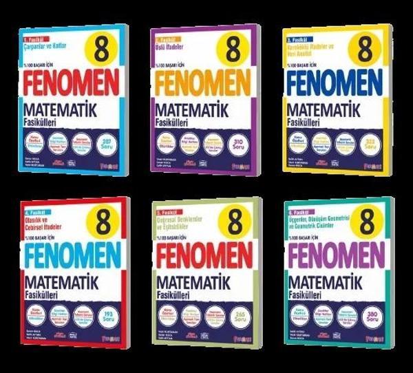 8. Sınıf Fenomen Matematik Fasikül Seti Fenomen Okul Yayınları - Fenomen Yayıncılık - Image 1