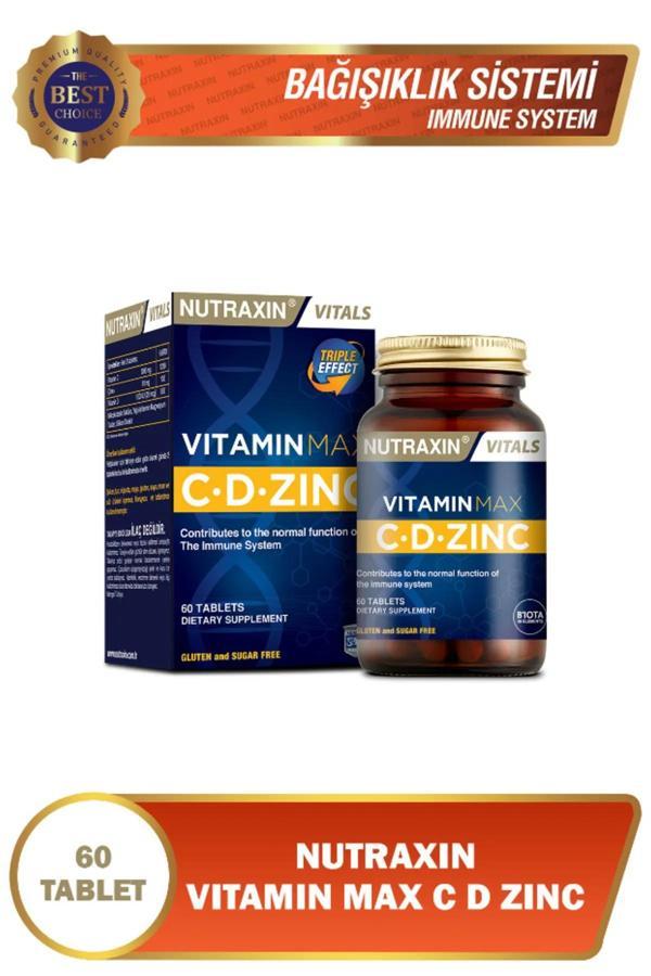 Vitamin Max C-D-Zinc 60 Tablet - Image 1