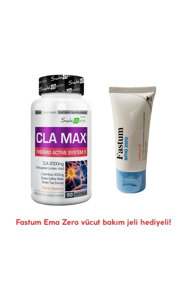 CLA Max 90 Softgels (50ml Fastum Ema Zero Jel Hediyeli) - Image 1