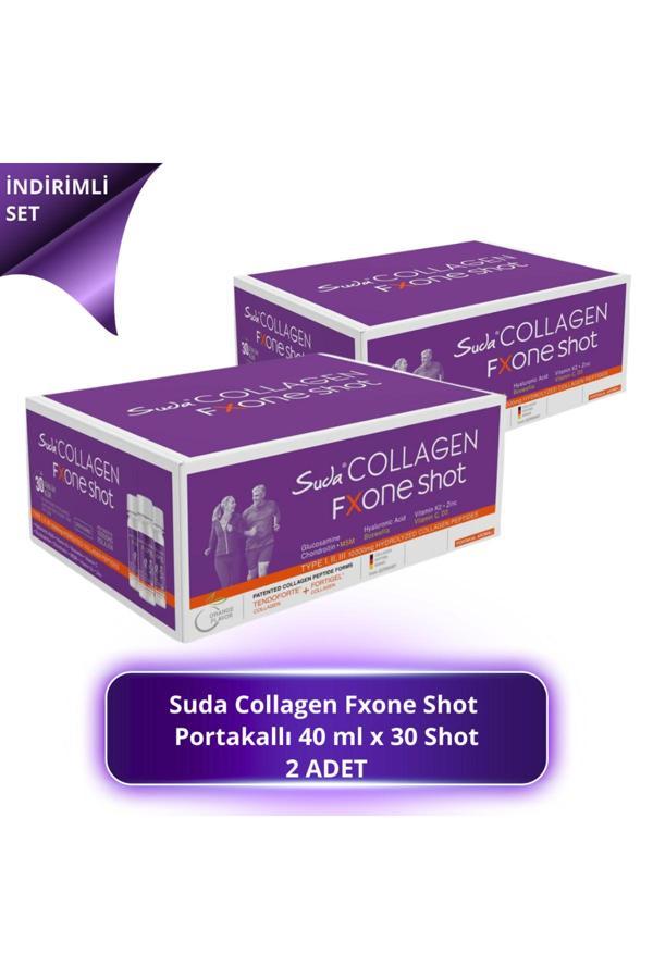Collagen Fxone Shot Orange 40 ml x 30 Shot - Portakallı 2 ADET - Image 1