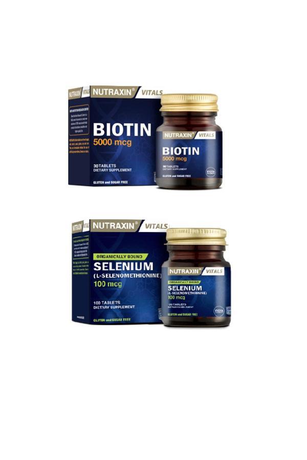 Biotin İçeren Takviye Edici Gıda 30 Tablet-Selenium 100 mcg 100 Tablet - Image 1