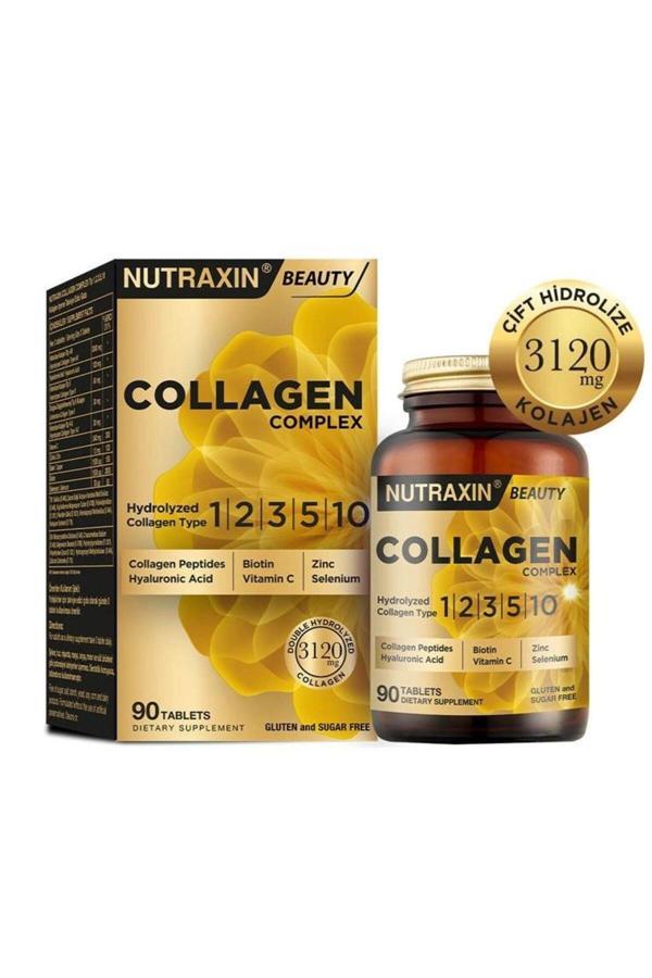 Collagen Beauty Complex 90 Tbl - Hidrolize Tip 1, 2, 3, 5, 10, Biotin, Zinc, Bakır, Hya, - Image 1
