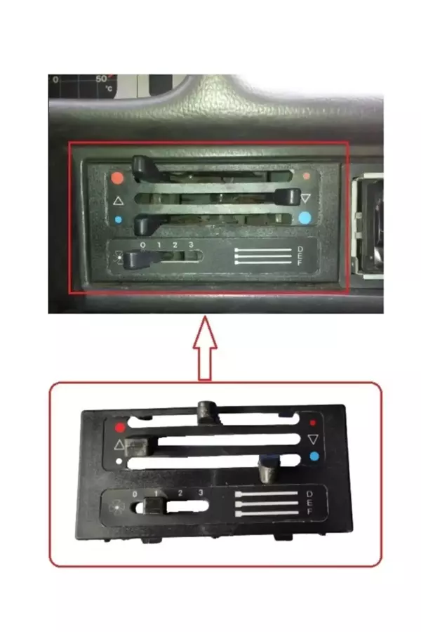 Tofaş Doğan Şahin Kartal Kalorifer Kumanda Paneli Düğmeli Takım - Image 1