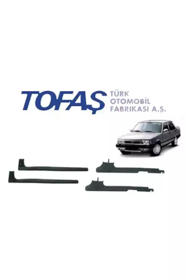 Tofaş Doğan Şahin Kartal Kapı Eşik Çitası 4 Adet Takım Ön Arka - Image 1