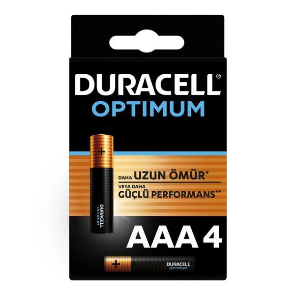 Duracell Optimum Alkalin Pil AAA 4'' lü Paket - Image 1