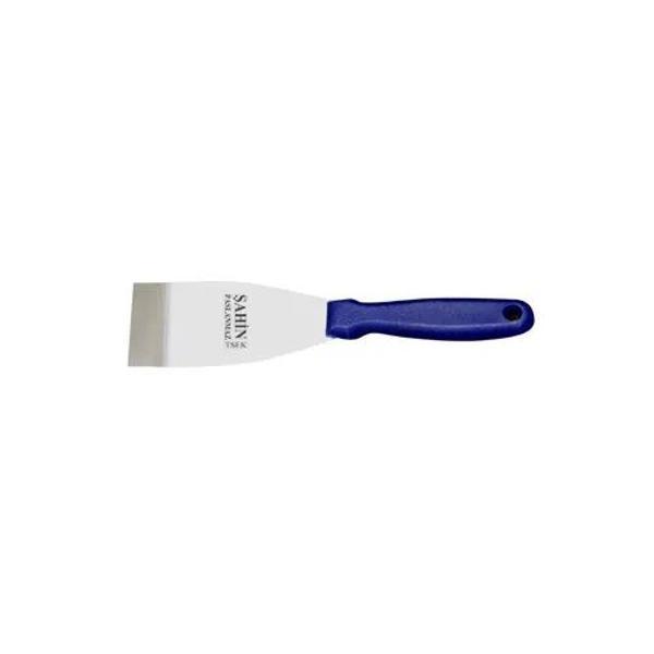 Bursa Paslanmaz Gıda Spatulası No:1, 5 Cm - Plastik Sap - Image 1
