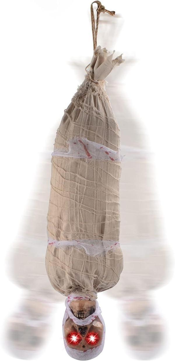 Halloween Sensörlü Işıklı Hareketli Mumya 25x75 cm - Image 1