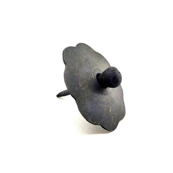 Antika Tarz Dekoratif Pirinç Düğmeli Kabara - 40 mm, Oksit - Image 1