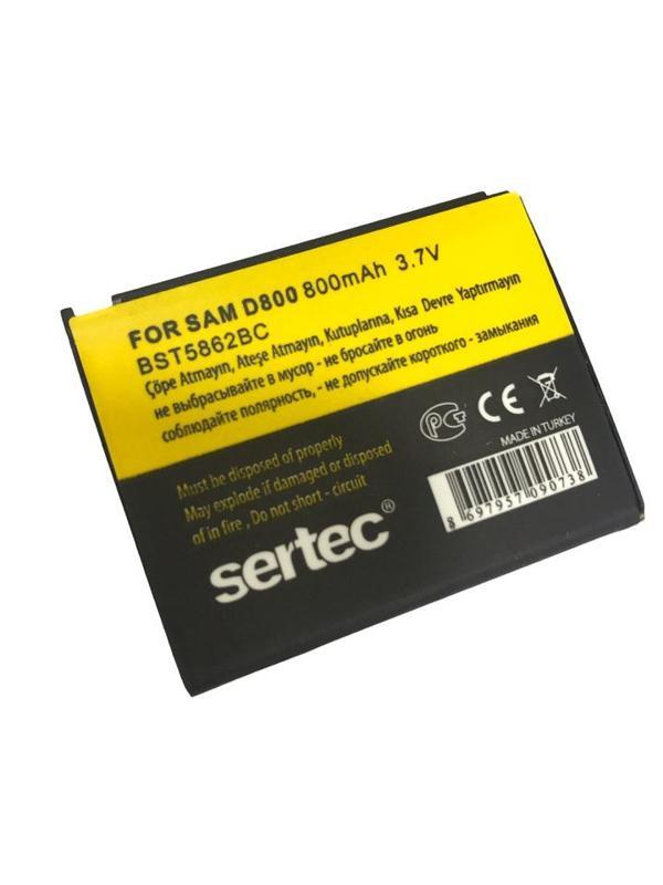 Samsung D808/D800 Uyumlu Batarya - Image 1