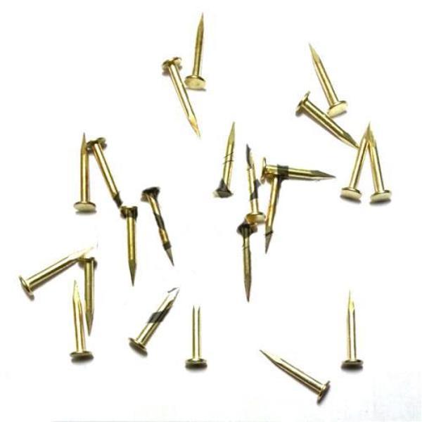 Klips, Menteşe, Ayağı Çivisi 9mm Çelik - Sarı 10gr - Image 1