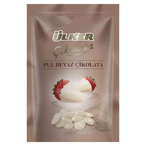 Pul Beyaz Çikolata - 100 gram - 12 Adet - Image 1
