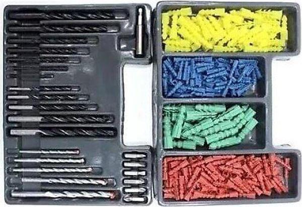 MATKAP UCU VE DUBEL SET 300 PARÇA REAL ÖZS 10511 - Image 1