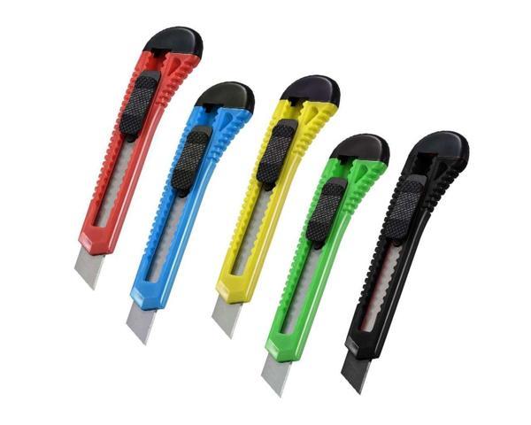 Maket Bıçağı 18 mm Plastik Gövde ÖZS 8889-3 ADET GÖNDERİLİR - Image 1