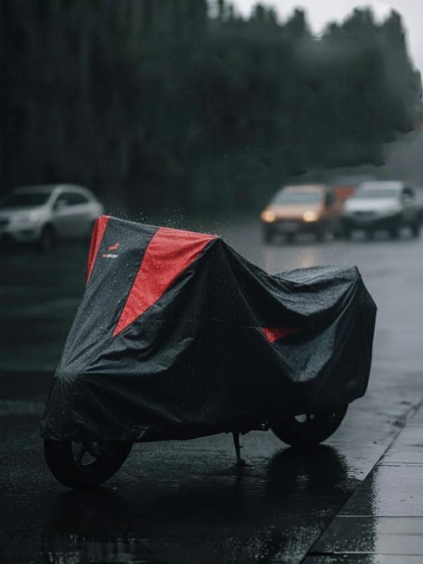 Motosiklet Brandası Lüx Premium Paraşüt Kumaşı Kalın Uzun Ömürlü Motor Branda L Beden - Image 1