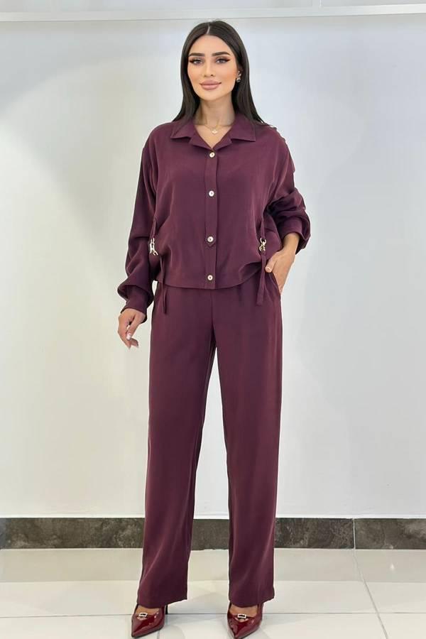 Fever Beli Lastikli Likralı Kadın Pantolon 352112009 - Image 1