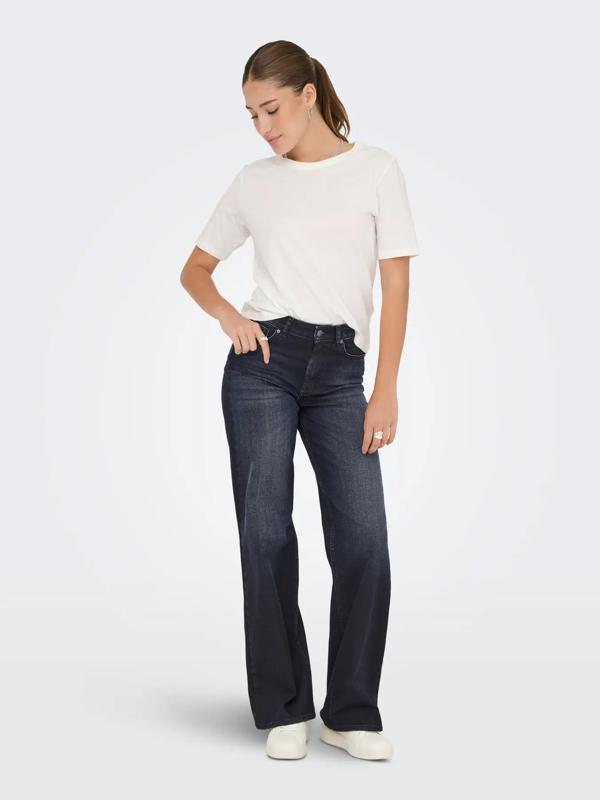 Only Onlmadison Blush Hw Wd Coat Kadın Denim Pantolon 15353702 - Image 1