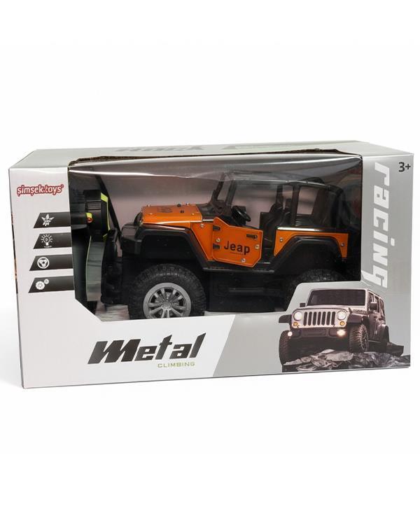 Şimşek Toys Uzaktan Kumandalı 1:20 Şarjlı Metal Off Road Işıklı Safari Aracı Turuncu 690 - Image 1