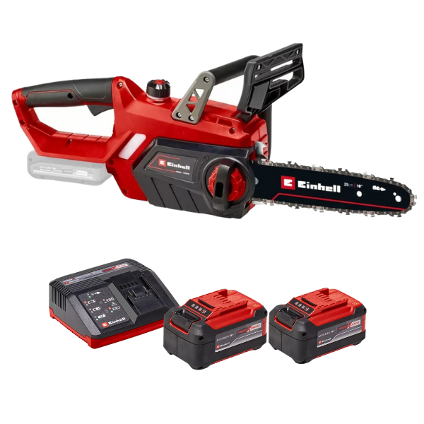 Einhell GE-LC 18/25 Li Akülü Ağaç Kesme Makinesi 18V Çift Bataryalı x 5.2 Ah + Şarj Cihazı - Image 1