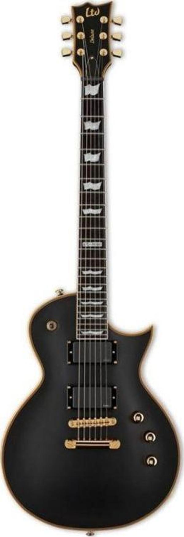 ESP LTD EC-1000 Vintage Black Elektro Gitar - Image 1