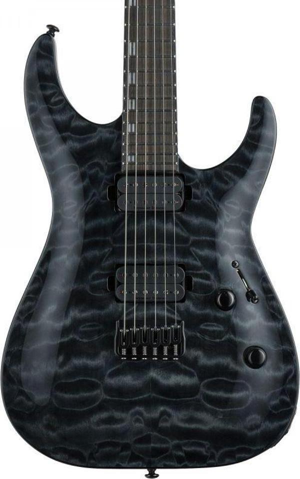 ESP LTD H-1001 See Thru Black Elektro Gitar - Image 1