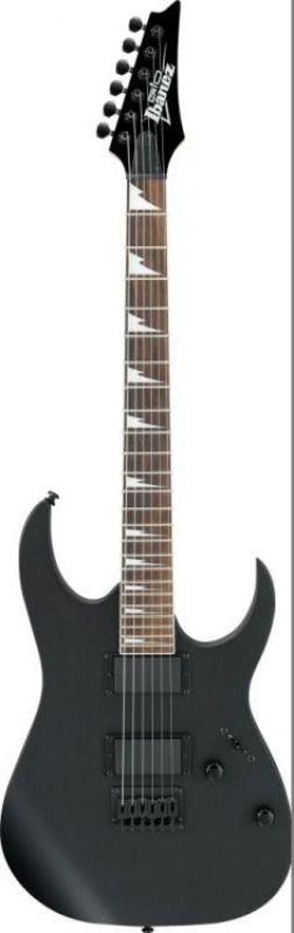IBANEZ GRG121DX BKF GIO Serisi Siyah Flat Elektro Gitar - Image 1