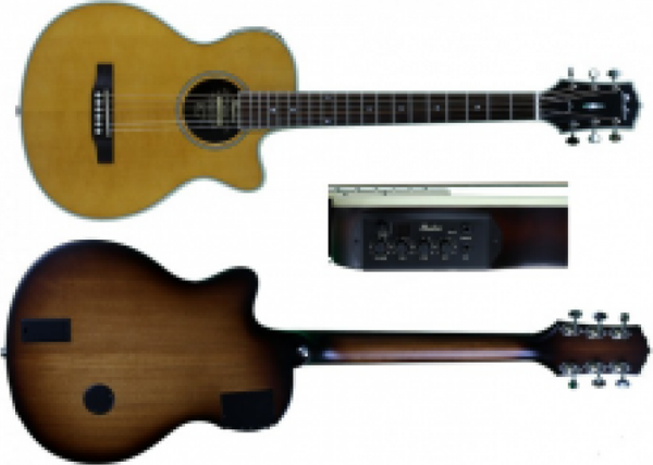 Shadow JM-CA44 Nat Thin Kasa Elektro Akustik Gitar - Image 1