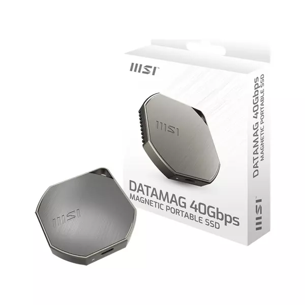 MSI DATAMAG 40GBPS USB4 GEN3x2 1TB Harici SSD - Image 1