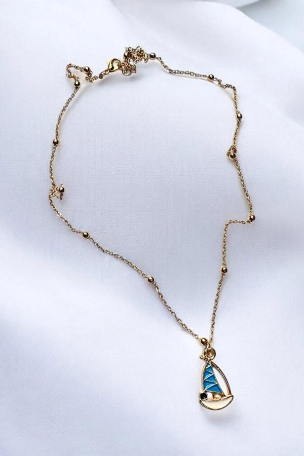 YELKENLİ ZİNCİR KOLYE - Image 1