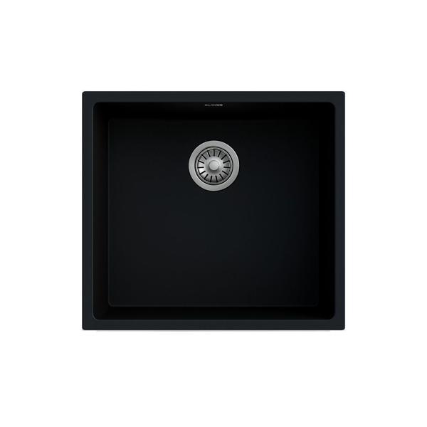 Real Stone Steep 50x40 Siyah Granit Mutfak Eviyesi - Image 1