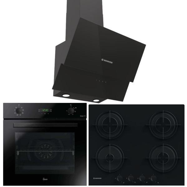 Hoover Ankastre Set Siyah ( HO3158B -HDG6C2GBTK - HVW6MBB ) - Image 1