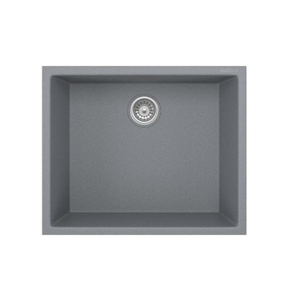 Real Stone Steep 50x40 Gri Granit Mutfak Eviyesi - Image 1